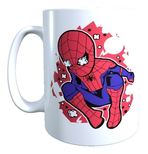 Tazon Con Diseño Spiderman Tipo Funko
