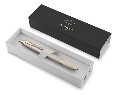 Boligrafo Parker Champan / Dorado Modelo 2024 Tinta Azul