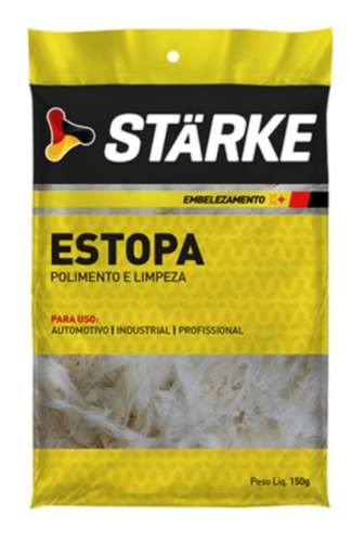 Estopa Branca Para Polimento E Limpeza 150g