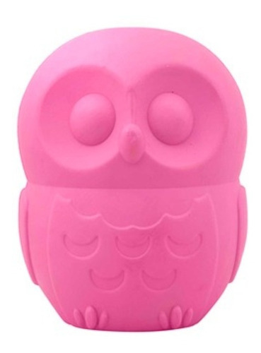 Brinquedo Mordedor Recheável Corujinha - Tam.(p) Azul/rosa