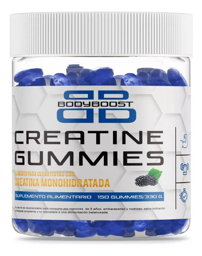 Creatina En Gomitas 150 Gummies - Bodyboost 