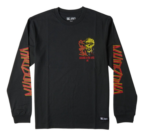 Playera Dc Shoes Hombre Caballero Casual Skate Slayer Negro