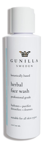 Gunilla Herbal Face Wash - Vegan. Gentle Anti-aging Cream C.