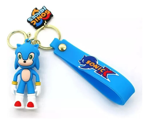 Llavero Goma Sonic Personajes Coleccion 