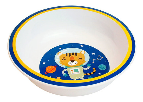 Imagem 3 de 9 de Tigela Redonda Bowl Infantil Atóxica Estampada Clingo