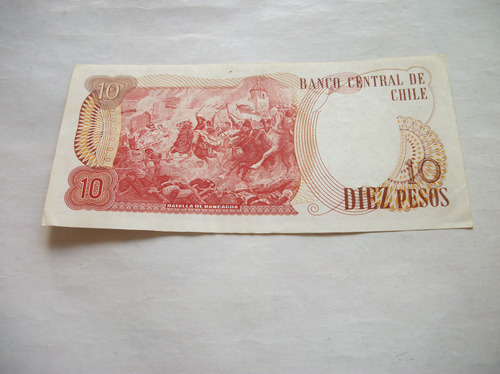 Billete 10 Pesos 1975 (rg)