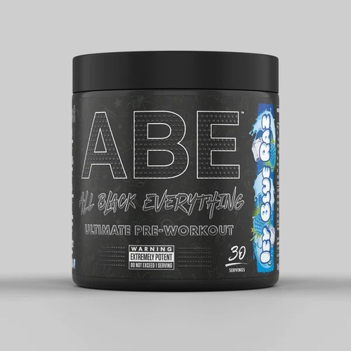 Applied Nutrition Abe All Black Everything Pre-entreno 30srv Sabor Bubble gum