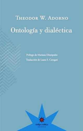 Ontologia Y Dialectica - Adorno