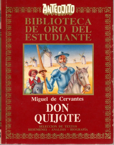 Biblioteca De Oro Del Estudiante 23 - Don Quijote Cervantes