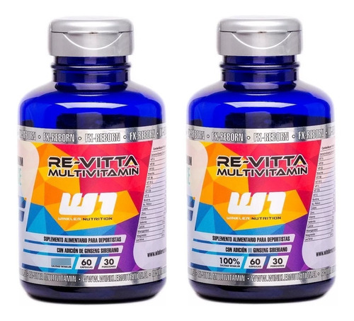 Multi Vitaminico Re Vitta 120 Cap 2x60 Winkler. Envio Gratis