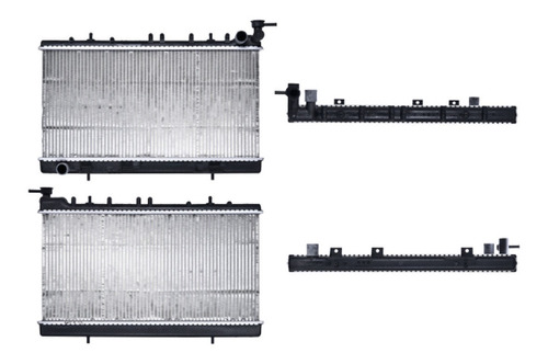 1 Radiador Nissan Lucino L4 1.6l Std 96-00 Generica