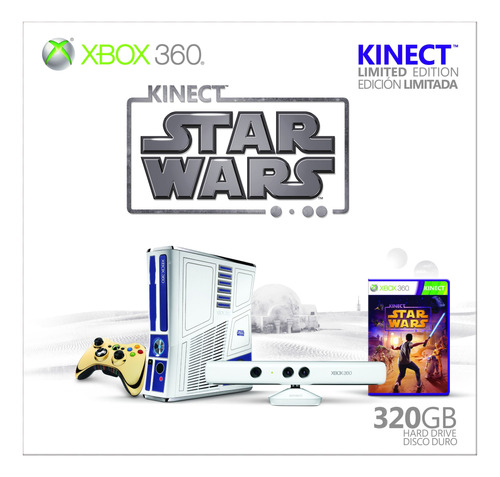 Xbox 360 Slim Star Wars - Juegos Control Chip Caja - Tienda