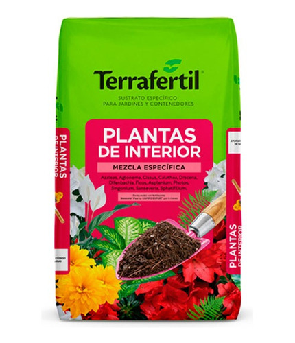 Sustrato Plantas Interior 5l Terrafertil Green Online Vivero