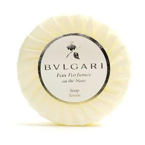 Bvlgari Au The Blanc (white Tea) Jabón Plateado 50g 1 Pieza