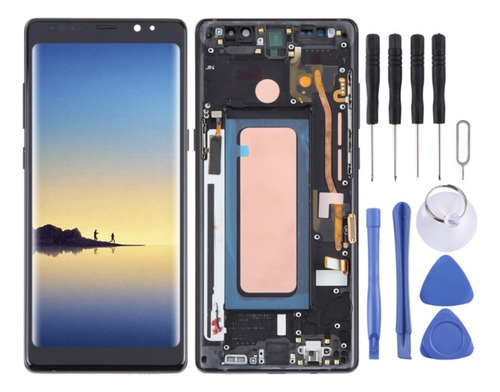 For Pantalla Tft Lcd Negra For Samsung Galaxy Note 8 Sm-n950