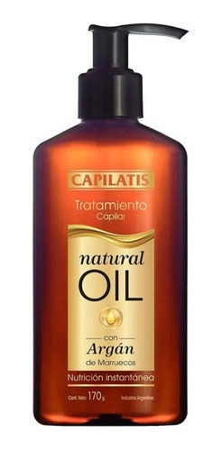 Capilatis Tratamiento Natural Oil Con Argán  170 Gr