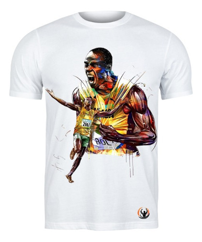 Camiseta Usain Bolt Carreras Sublimado