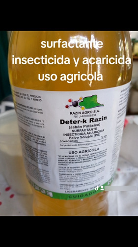 Deter K Razin (surfactante Insecticida Y Acaricida)