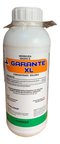 Herbicida Total Glifosato Garante Xl Mata Todo X1lt Falcrop