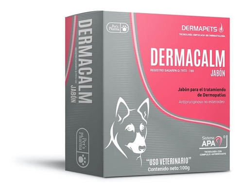 Dermacalm Jabón 100g ** Pets Pharma