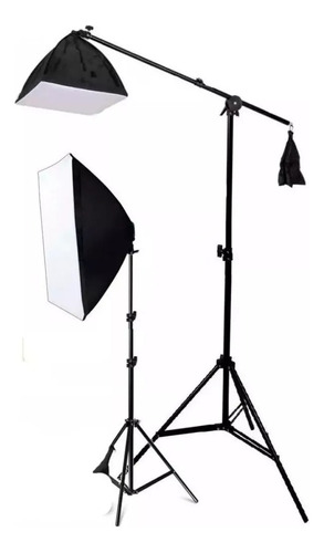 Softbox Soquete Unico Tipo Sombrinha Kit Girafa Soft Box