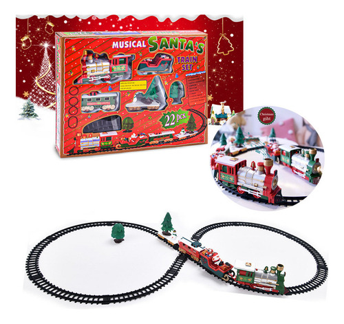 Regalo De Juguete Infantil Con Tren Eléctrico Navideño