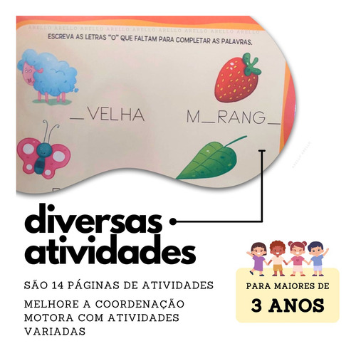 Livro Escreva E Apague - Alfabeto Com Caneta Apagador Aprendizado Infantil