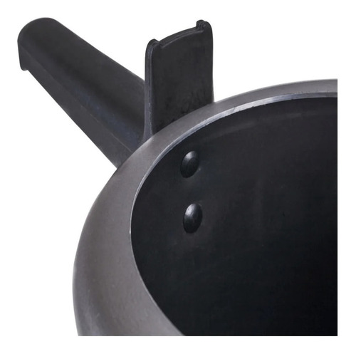 Panela De Pressão Antiaderente 3l Magnific Grafite Panelux Cor Preto