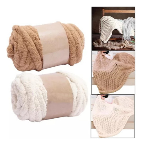 2 Acogedor Juego De Hilos Para Tejer Y Hacer Crochet. /&z