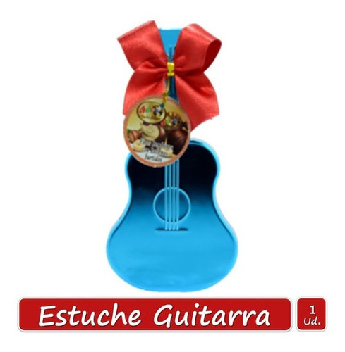 Estuche Regalo Guitarra Con Chocolates 45gr