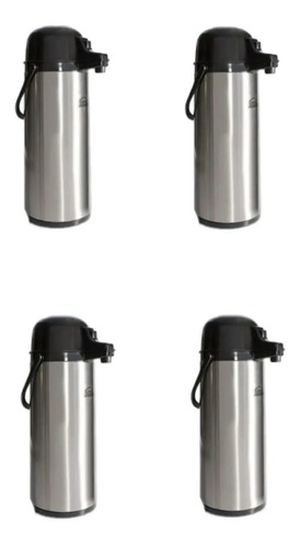 4 Termos Para Cafe Termo En Acero Inoxidable Termo 1,9 Lts 