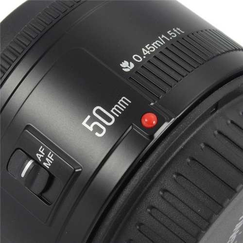 Canon 50mm Yongnuo Ef F/1.8 Objetiva Fixa T5i T6i T3i T5