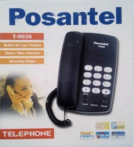 Telefono Fijo Posantel T-9026  Somos Tienda