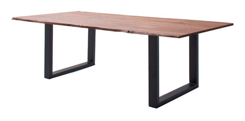 Mesa De Comedor Madera Acacia Slab L 200 The Popular Design