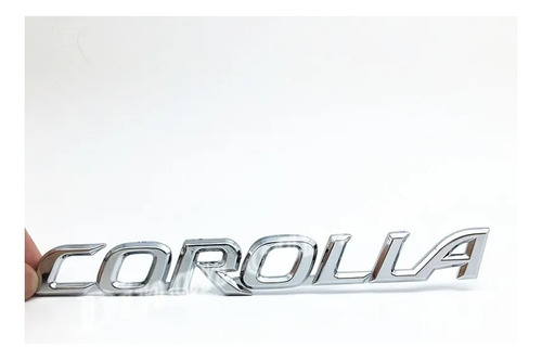 Emblema Corolla Insignia Toyota Letras Logotipo Adhesivo 