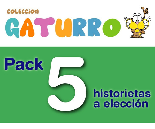 Pack X 5 Libros A Elección Gaturro - Nik - De La Flor