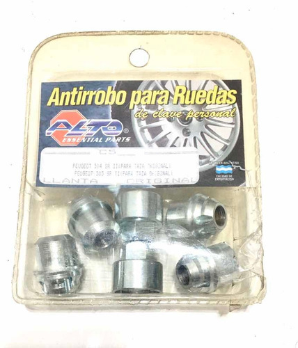 Tuercas Antirrobo Peugeot 505 / 504 Sr Ii P/taza Original