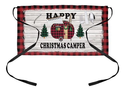 Servidor Swingby Delantal Navidad Camping Camarera Arbol 3