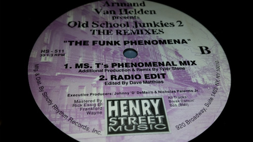 Armand Van Helden Old School Junkies 2 Funk Phenomena Remix