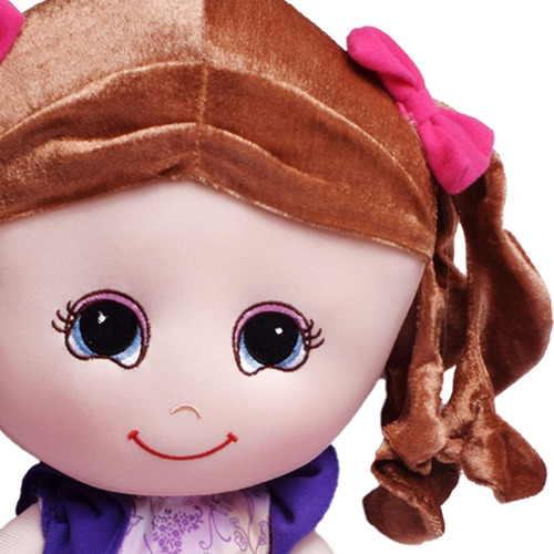 Muñeca De Tela Trapo Avellana 50 Cm El Duende Azul 6456