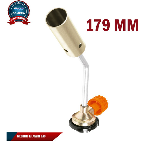 Mechero Para Lata De Gas De 1/4 De Vuelt