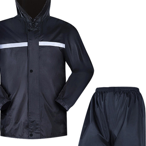 Trajes De Lluvia Impermeable Transpirable Con Capucha Ligero