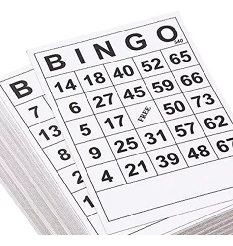 Cartones De Bingo 1 En Uno, 120 Hojas, Tarjetas Desechables