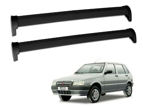 Rack De Teto Bagageiro Fiat Uno 4 Portas 1984 Cor Preto