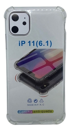 Imagem 2 de 4 de Capa Capinha Silicone Compatível iPhone 11 Antiimpacto