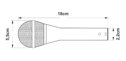 Microfono De Mano Novik Fnk 5 Unirideccional Dinamico
