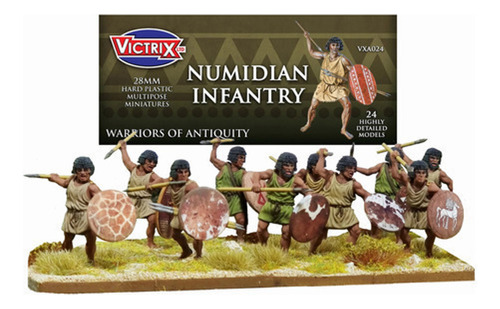Caixa 24 Miniatura Numidian Infantry Victrix