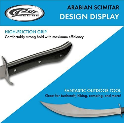 Szco Suministros Machete De Cimitarra De Estilo Árabe Con M
