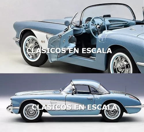 Carro de colección Escala 1:18 1958 Corvette