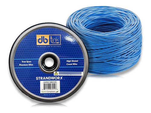 Cable Remoto Db Link Azul Calibre 18 Sxrw18bl500 (6 Metros)